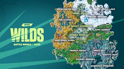 Fortnite Chapter 4 Season 3 Map leaks: Dusty Divot。